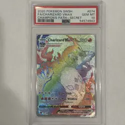 Pokemon Charizard VMAX 074/073 FULL ART 2020 Champion's Path ENGLISH - PSA 10 - Image 2