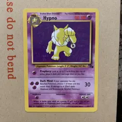 Hypno 23/62 - Fossil Rare Non Holo - Pokemon TCG - NM Near Mint condition - Image 1