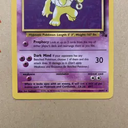 Hypno 23/62 - Fossil Rare Non Holo - Pokemon TCG - NM Near Mint condition - Image 3
