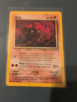 Onix Common Unlimited Neo Genesis 069/111 LP Pokemon TCG - Image 1