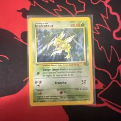 Insecateur (Scyther) 10/64 Holo Jungle Rare - French - Pokemon LP/MP - Image 1