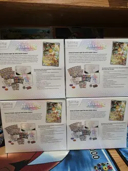 LOT OF 4 - Pokemon Prismatic Evolutions Elite Trainer Box ETB New Factory Sealed - Image 4