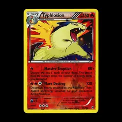 Typhlosion #20/162 XY - BREAKthrough Holo Rare,Reverse Holo Pokemon TCG LP - Image 1