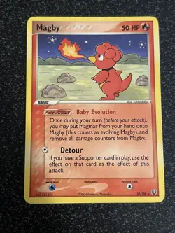 Magby - 24/109 Team Rocket Returns - Pokemon TCG - 2004 - Image 1