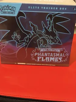 Pokemon Mega Evolution: Phantasmal Flames Elite Trainer Box Factory Sealed ETB - Image 1