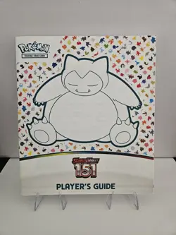 SCARLET & VIOLET 151 Players Guide - SNORLAX Cover ETB Booklet - Pokemon TCG - Image 1