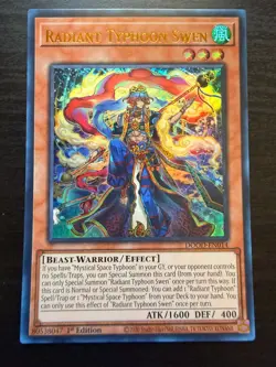 Radiant Typhoon Swen (ULTRA RARE) DOOD-EN014 (MINT) 1st Edition Konami Yu-Gi-Oh! - Image 1