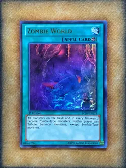 Yugioh Zombie World LCJW-EN213 Ultra Rare 1st Ed LP - Image 1