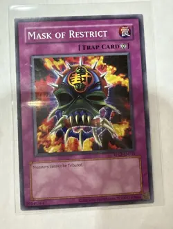 x3 Mask of Restrict - Mint Playset - RP02-EN031 yugioh - Image 1