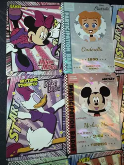 Disney Mickey Mouse Duck 12 x Cards Full Art Manga Card Fun Licensed CCG - Image 2