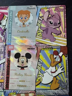 Disney Mickey Mouse Duck 12 x Cards Full Art Manga Card Fun Licensed CCG - Image 3