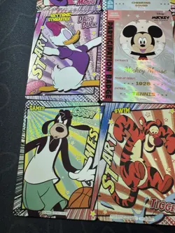 Disney Mickey Mouse Duck 12 x Cards Full Art Manga Card Fun Licensed CCG - Image 5