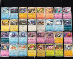 Japanese Pokemon S&V151 Complete Common+ Uncommon + Holo Rare Set (All 153Cards) - Image 4