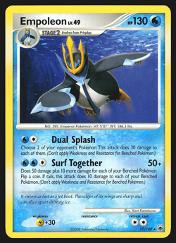 Empoleon 17/100 Diamond & Pearl Majestic Dawn Pokemon Card LP - Image 1
