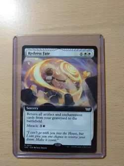 Redress Fate Extended Art Rare, Duskmourn Commander #041, MTG Magic - Image 1