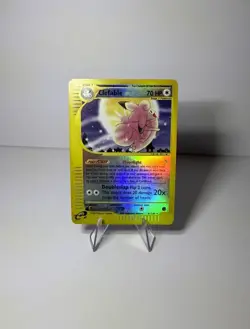 Pokemon TCG Clefable Expedition Reverse Holo Rare Card 41/165 2002 MP - Image 1