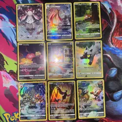 POKEMON TCG LOT OF 9 English Crown Zenith Galarian Gallery Pokemon TCG Mint Lot - Image 1