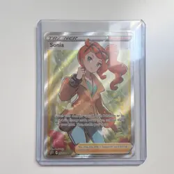 Pokemon Sonia (Full Art) 192/192 Rebel Clash Ultra Rare Holo Trainer ENG 2020 - Image 1
