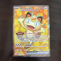 Pokemon TCG Perfect Order Meowth ex Full Art 107/088 - Image 1