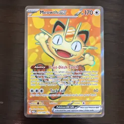 Pokemon TCG Perfect Order Meowth ex Full Art 107/088 - Image 3