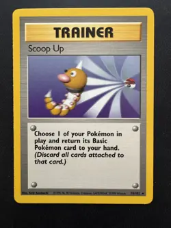 Scoop Up - 78/102 - Rare - Unlimited Edition - Base Set #78/102 Pokemon TCG - Image 1
