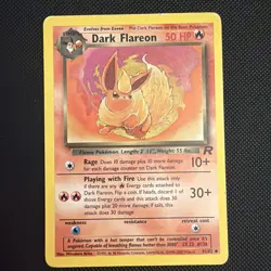 Dark Flareon 35/82 Unlimited Team Rocket Mitsuhiro Arita Pokemon - Image 1