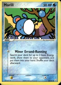 Marill 68/109 Common EX Team Rocket Returns Pokemon - Image 1