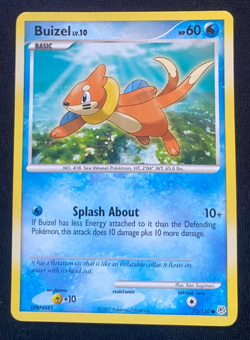 Pokemon TCG Buizel Diamond & Pearl Base Set 72/130 Regular LP - Image 1
