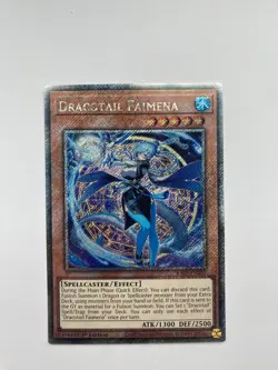 Yugioh RA05-EN035 - Dracotail Faimena - Platinum Secret Rare - Image 1