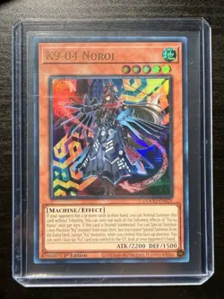 K9-04 Noroi (ULTRA RARE) DOOD-EN025 (NM/M) 1st Edition Konami Yu-Gi-Oh! - Image 1