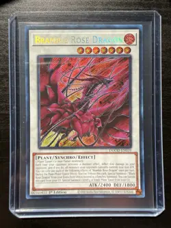 Bramble Rose Dragon (SECRET RARE) DOOD-EN039 (NM) 1st Edition Konami Yu-Gi-Oh! - Image 1