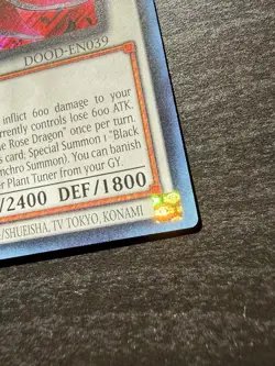 Bramble Rose Dragon (SECRET RARE) DOOD-EN039 (NM) 1st Edition Konami Yu-Gi-Oh! - Image 3