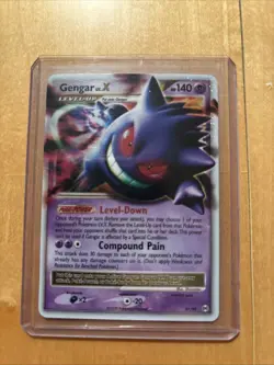Pokemon Card Gengar LV.X 97/99 Ultra Rare Platinum Arceus - Image 1