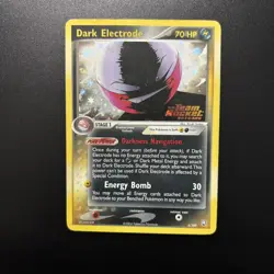Dark Electrode Holo Rare 4/109 Team Rocket Returns Pokemon Card 2004 - Image 1