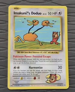 ImakuniU's Doduo 112/108 Secret Rare XY Evolutions Pokemon Card - Image 1