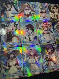 Goddess Story Waifu Bikini 18 x Character Doujin Cards Maiden Girl Party SSR UR - Image 2