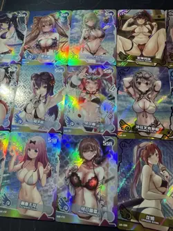 Goddess Story Waifu Bikini 18 x Character Doujin Cards Maiden Girl Party SSR UR - Image 3