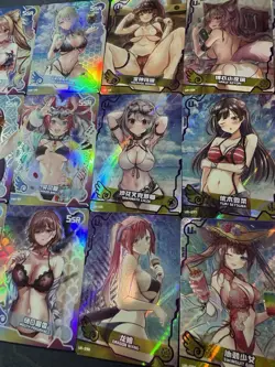Goddess Story Waifu Bikini 18 x Character Doujin Cards Maiden Girl Party SSR UR - Image 4
