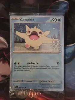 CETODDLE 053/193 PALDEA EVOLVED 2023 SNOWFLAKE STAMPED COSMO HOLO POKEMON TCG - Image 1