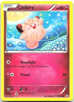 Clefairy 50/83 Common Generations Pokemon Lightly Played - Image 1