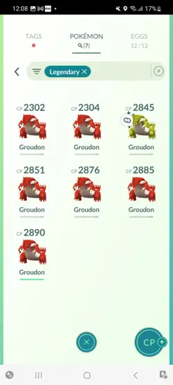 Pokemon Go (Stage 29) Shiny Legendary Groudon ( 5 Shinys ) - Image 3