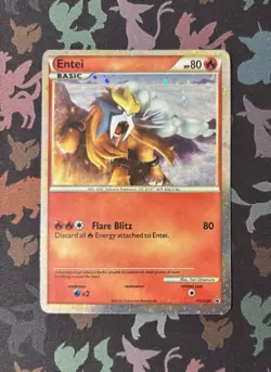 Entei Black Star Promo Holo Fall 2010 Collector's Tins HGSS20 Pokemon TCG - Image 5