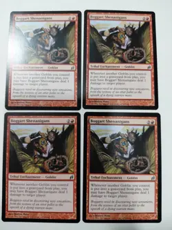 MtG Boggart Shenanigans NM x4 - Lorwyn - Image 1