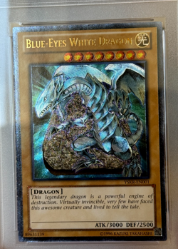 2013 Yu-Gi-Oh! Blue-Eyes White Dragon EN001 PSA - Image 2