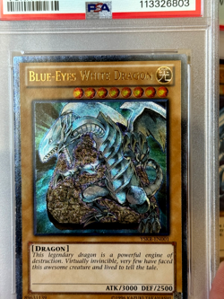2013 Yu-Gi-Oh! Blue-Eyes White Dragon EN001 PSA - Image 3