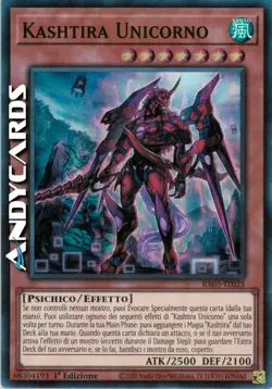 KASHTIRA UNICORNO • (Kashtira Unicorn) • Super R • RA05 IT025 • 1Ed • Yugioh! - Image 1