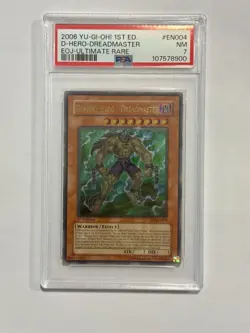 PSA 7 Destiny Hero - Dreadmaster Ultimate Rare 1st Edition EOJ-EN004 Yugioh - Image 1