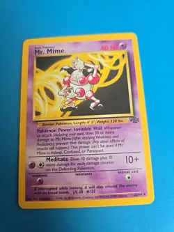 Pokemon TCG Mr. Mime Card 22/64 Jungle Regular Non-Holo - Image 1