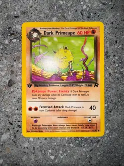 Pokemon TCG Cards 1st Edition Dark Primeape 43/82 Team Rocket Uncommon EXC-NM - Image 3