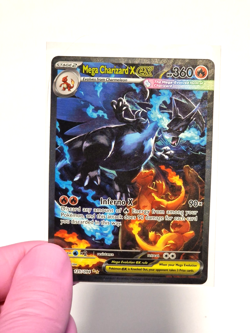 NM SIR Mega Charizard X ex (125/094) Phantasmal Flames Pokemon Card 7-8 - Image 4